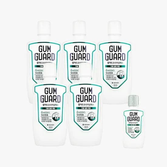 검가드 오리지널 에스 가글 380ml 5개 100ml 1개 총 2000ml