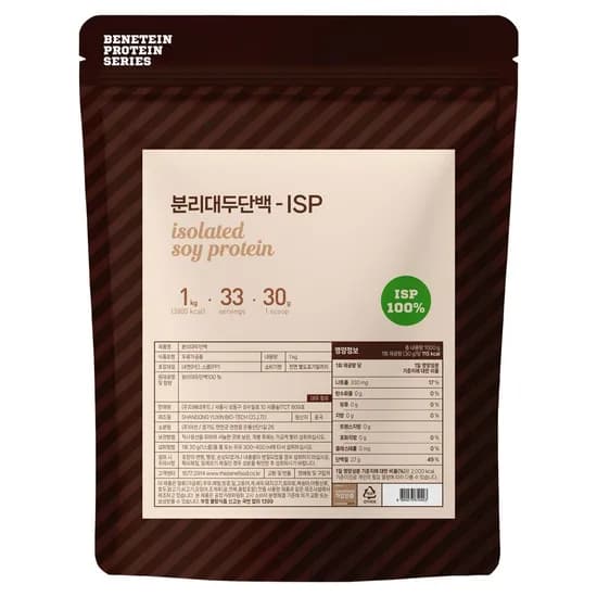 베네틴 분리대두단백질 ISP 무맛 1kg 1개