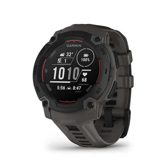 가민 인스팅트 E 스마트워치, 45mm, 블랙/차콜, GPS+블루투스, 1개