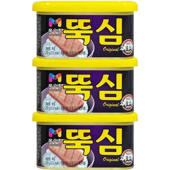 목우촌 뚝심 오리지널 200g 9개