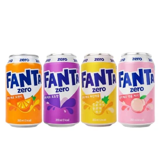 환타 제로 오렌지 외 3종 제로슈거 350ml 24캔