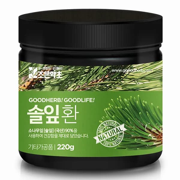 조은약초 솔잎환 220g 1개 10,500원