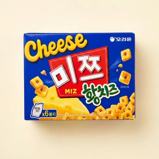 오리온 미쯔 황치즈맛 쿠키 6개입 1개