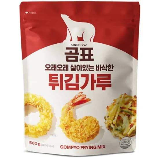 곰표 튀김가루 500g 20개 1박스