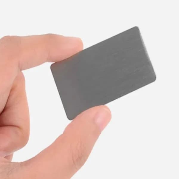 미니금속판 파티션자석 부착식 철판 중형 45.5x19.5mm 1개