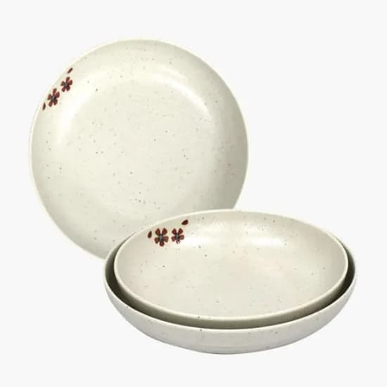 동백전사 매트 찜접시, G-0252, 25.0x5.3cm, 1개