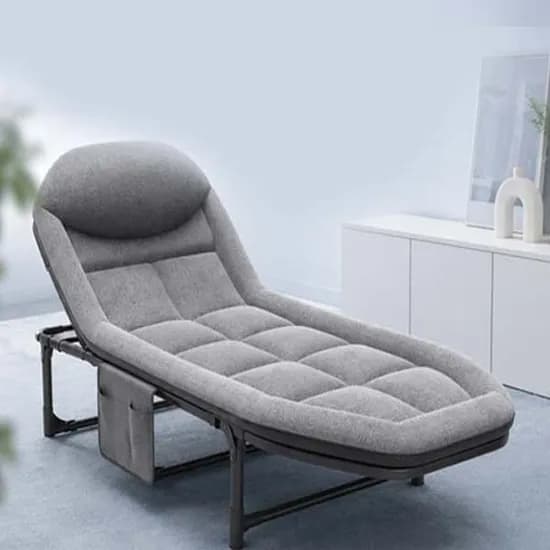 프리미엄 접이식 휴식 침대, 그레이, 56x178, 1개