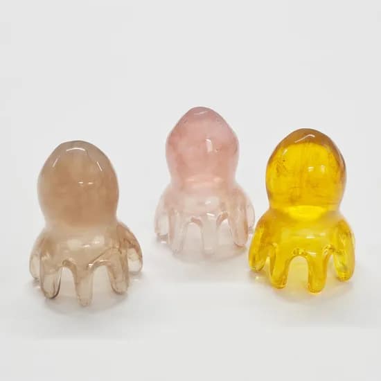 문어 괄사 마사지기 그레이 4개