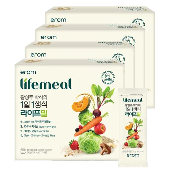 이롬 황성주 박사의 1일1생식 라이프밀 30g 56포