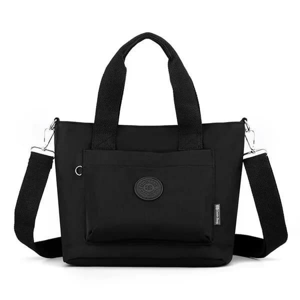 여성 나일론 토트백 크로스백 숄더백 블랙 가로31cm 세로23cm 폭15cm 1개