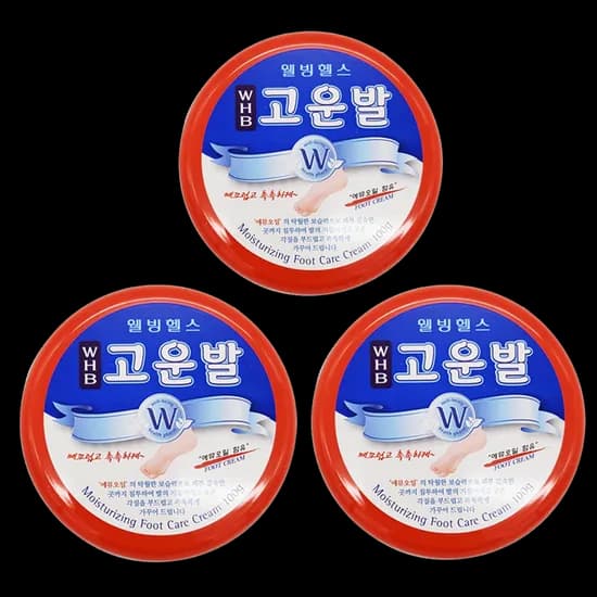 WHB 고운발 풋크림 100g 3개