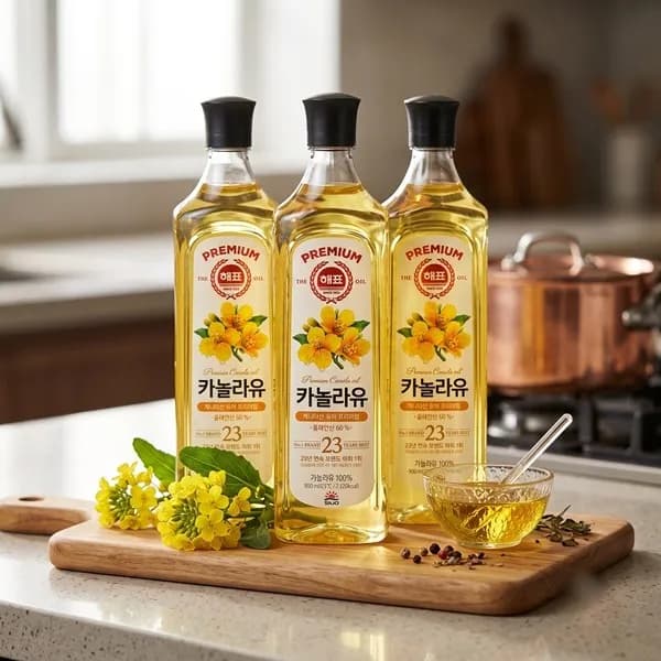 해표 카놀라유 900ml 3개 14,700원