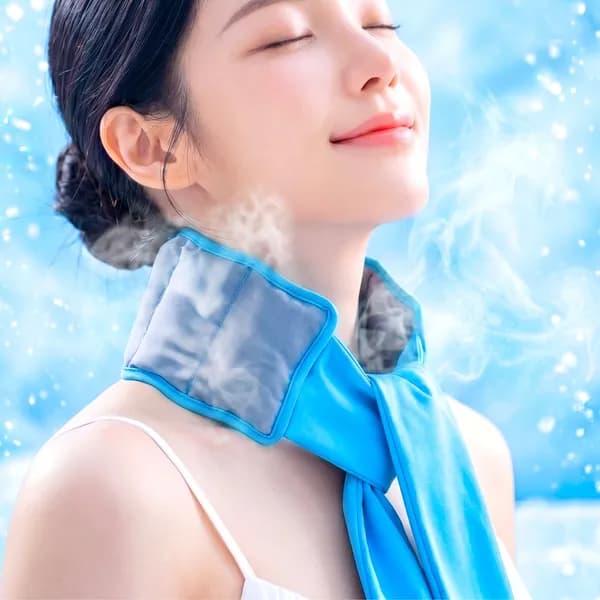 넥쿨러 쿨스카프 와이드 아이스 목쿨링 목쿨러 그레이 Free Size 1개