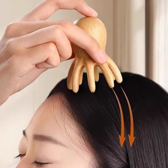 백단향목 나무 문어괄사 1개