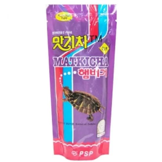 PSP 맛기차 햄버거 거북이사료, 160g, 1개