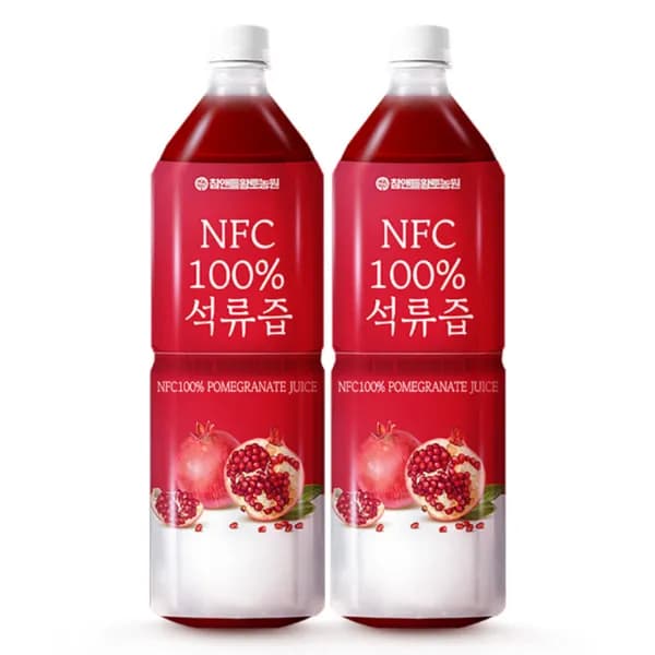 참열탐홍농원 NFC 100% 석류즙 착즙원액 1000ml 2개