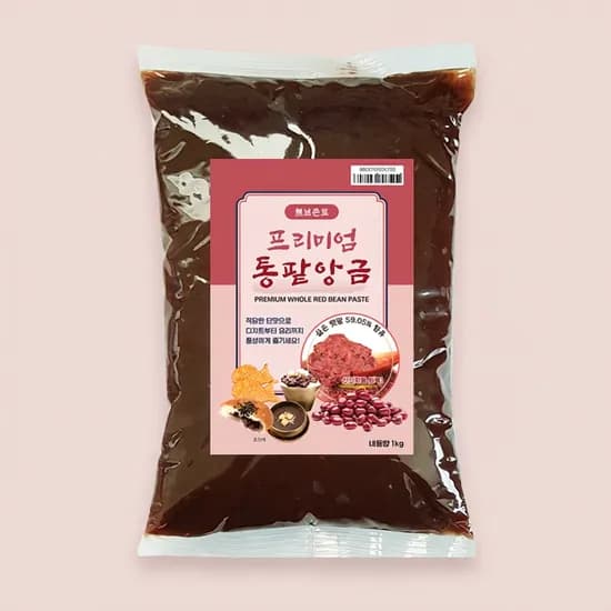 프리미엄 통팥 앙금 1kg 1개 8,900원