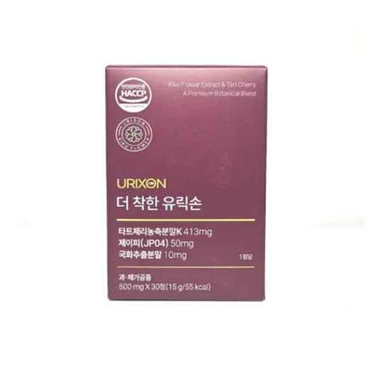 제이폭스 더착한 유릭손 고함량 블랙체리 퀘르세틴 30정 1개