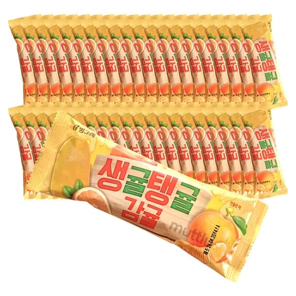 빙그레 생귤탱귤 감귤 아이스크림 감귤맛 70ml 40개 26,090원