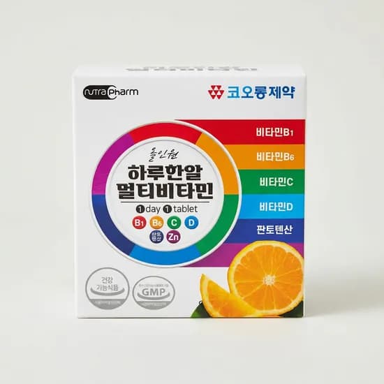 코오롱제약 올인원 하루한알 멀티비타민 900mg 60정 1박스