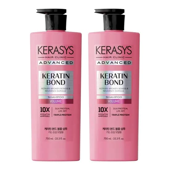 케라시스 케라틴본드 볼륨 샴푸 750ml 2개
