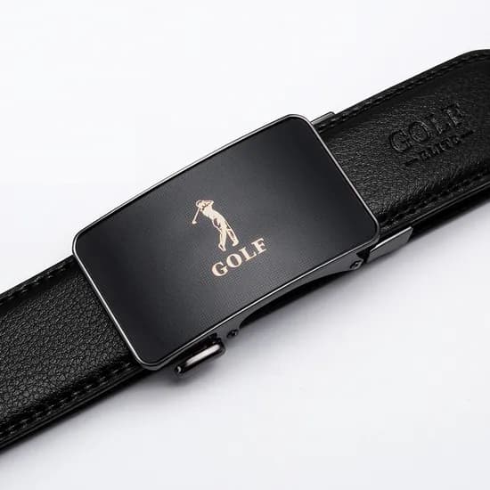 GOLF 골프 천연 프리미엄 소가죽 벨트 캐주얼벨트 P834877, 블랙, 125cm, 1개