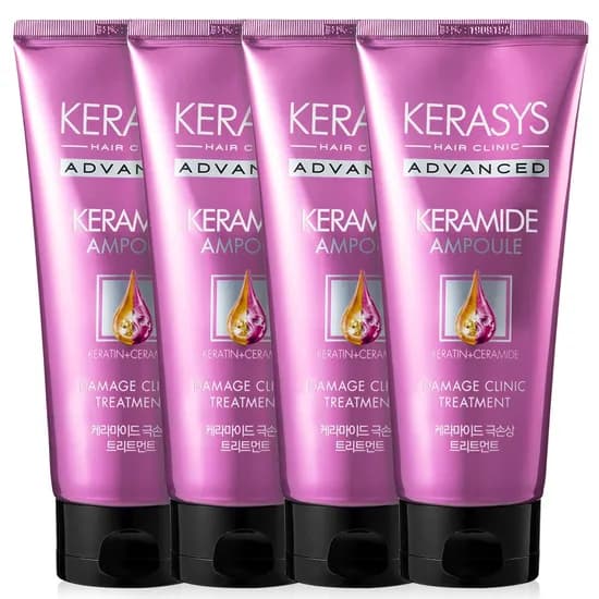 케라시스 케라마이드 극손상 클리닉 트리트먼트, 200ml, 4개