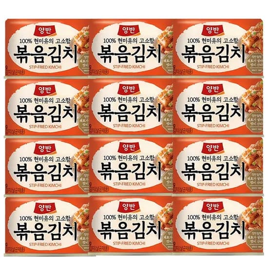 동원 양반 볶음김치 160g 12개