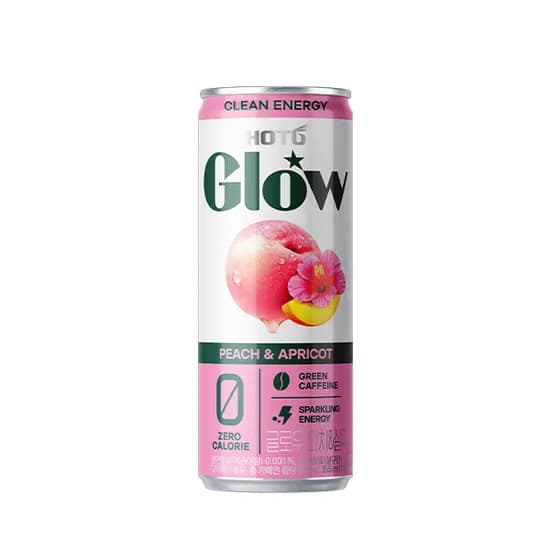 핫식스 글로우 피치&살구, 355ml, 24개