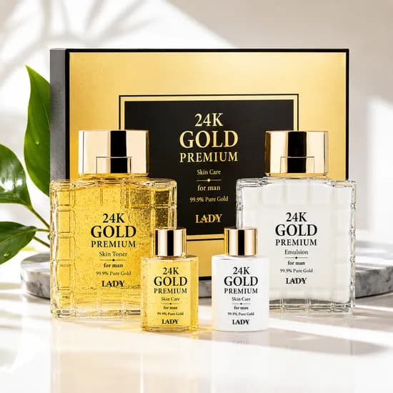 레이데이 24K골드 남성 2종, 에멀젼, 150ml, 1개 + 30ml, 1개 + 토너, 150ml, 1개 + 30ml, 1개