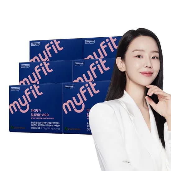 동국제약 마이핏 활성형 엽산 800 30정 6개