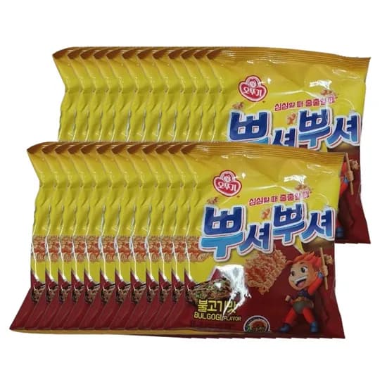 오뚜기 뿌셔뿌셔 불고기맛 90g 24개