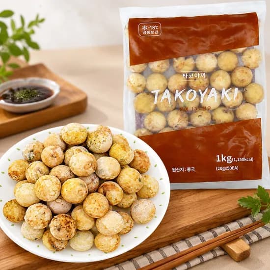 신정푸드 냉동 타코야끼 문어 13% 20g 50개 3개