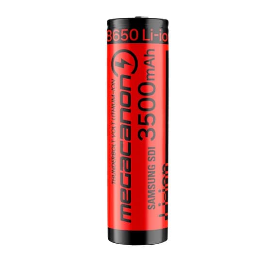 메가캐논 18650 리튬이온 충전 배터리 충전지 볼록형 3500mAh 1개