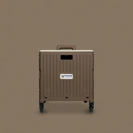 폴듀 3세대 접이식 폴딩카트 65L 브라운 1개