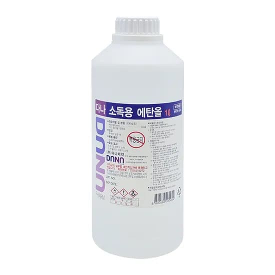 다나제약 소독용 에탄올 1L 1개