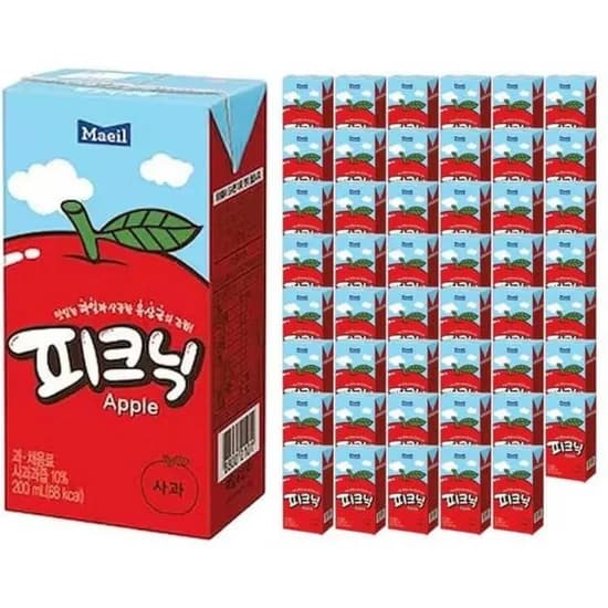 매일 피크닉 사과 사과맛 200ml 48개