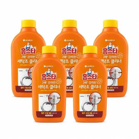 홈스타 세탁조 클리너 450ml 무색 5개