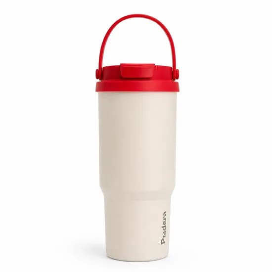 프라데라 Carry 손잡이형 텀블러 버터베이지 700ml 1개