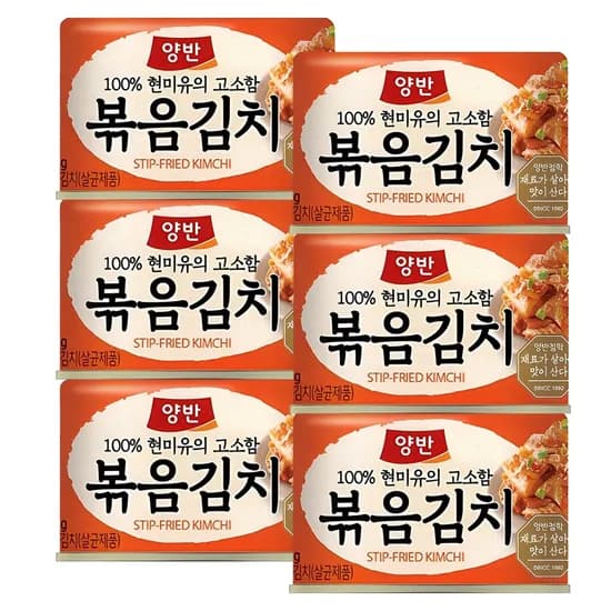 동원 양반 볶음김치 160g 6개