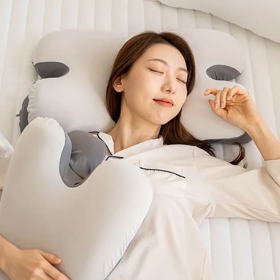 아토앤알로 커브셀 메모리폼 경추베개 사계절용 61x35cm 1개