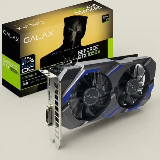 중고, GALAX 지포스 GTX1050 Ti D5 4GB DUAL, 20개