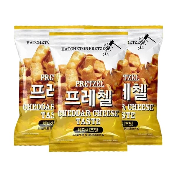 위너스 프레첼 체다치즈맛 85g 3개