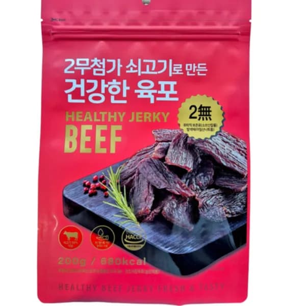 홍대감 2무첨가 소고기 육포 200g 2개