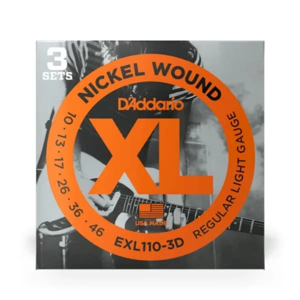 다다리오 일렉 기타줄 EXL110-3D 10-46 니켈 3세트