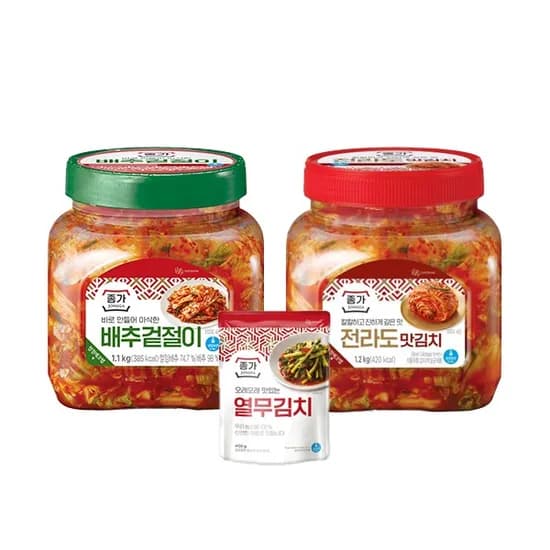 종가 배추겉절이 1.1kg PET 외 2종