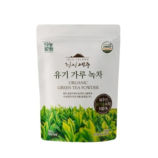 다농원 청정제주 유기가루녹차 200g 1개