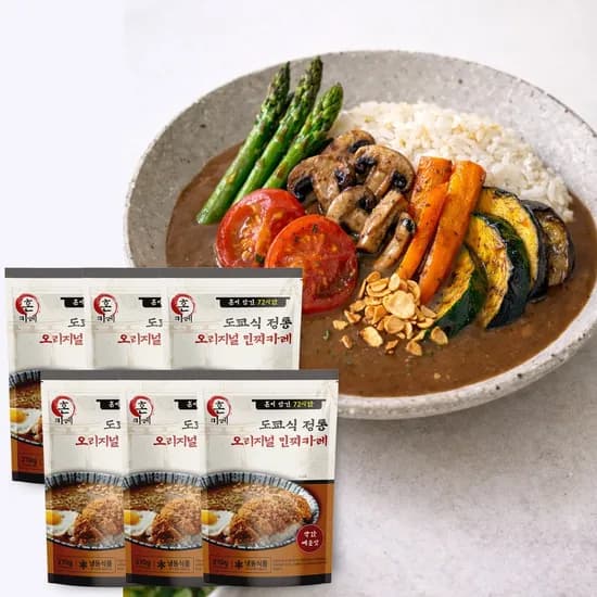 혼카레 도쿄식 정통 민찌카레 오리지널 210g 6개