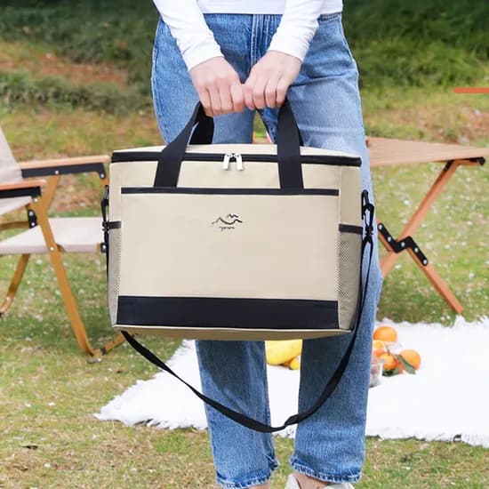 어반베스트 소프트 보냉백 쿨러백 대형 베이지 26L 1개