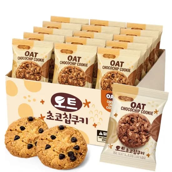 오트초코칩쿠키, 480g, 약40봉, 1박스